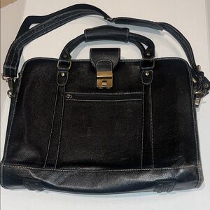 Vintage Amiet Leather Briefcase